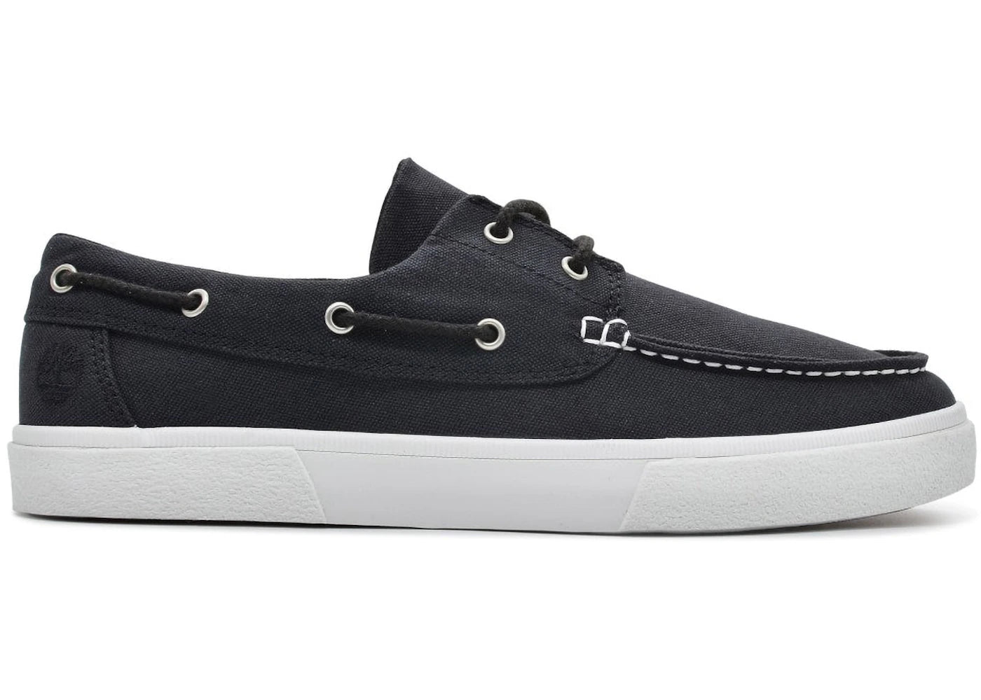 timberland classic two-eye boat shoe black