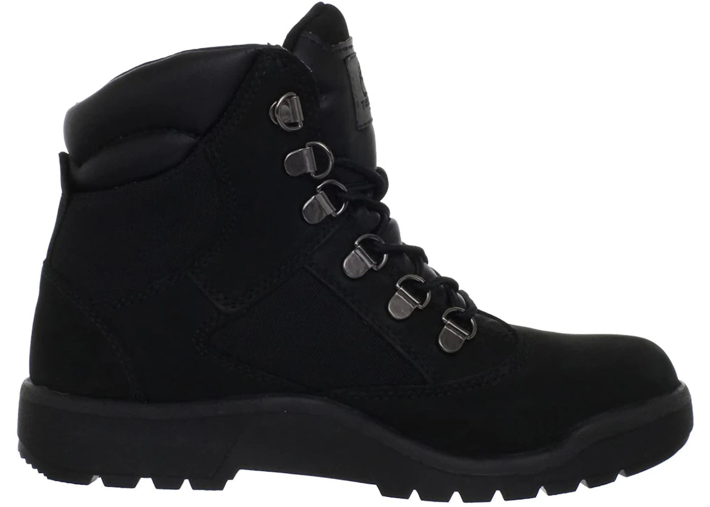 timberland field boot lace up black (gs)
