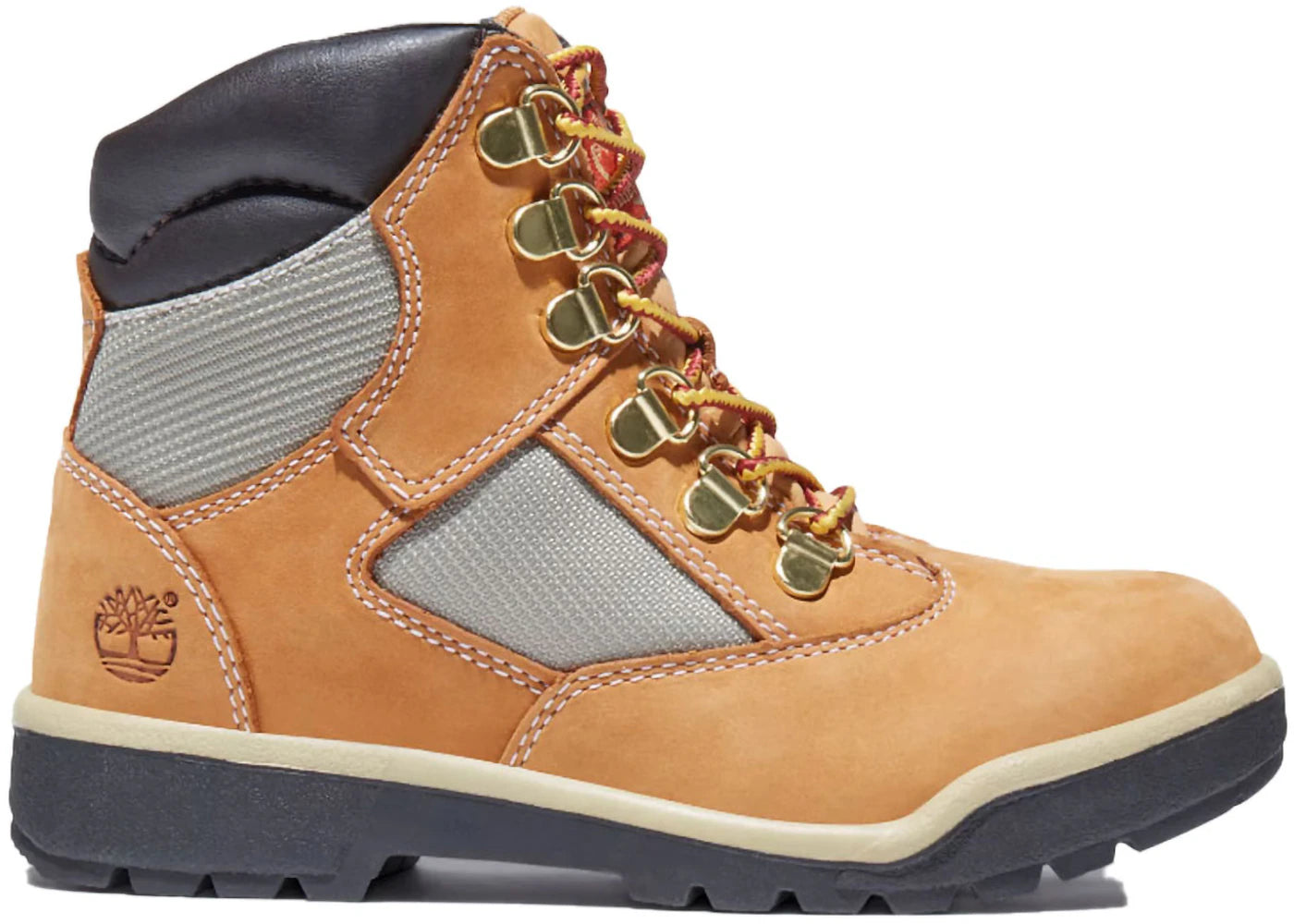 timberland field boot lace up wheat (gs)