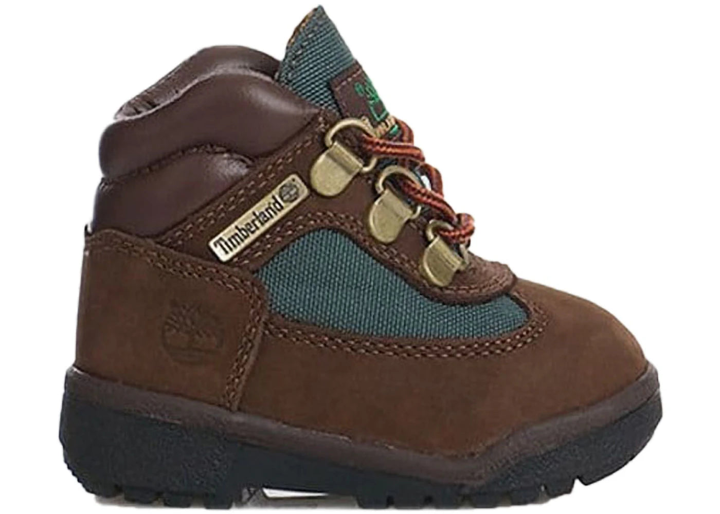 timberland field boot mid lace up dark brown (td)
