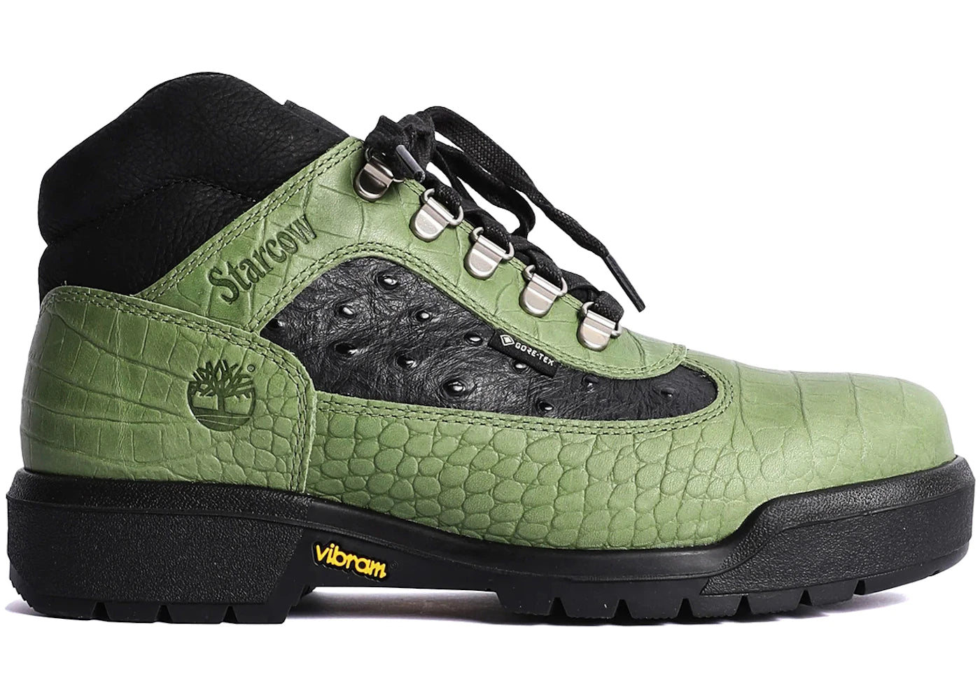 Timberland Field Boot Mid Lace Up Gore-Tex Starcow Medium Green