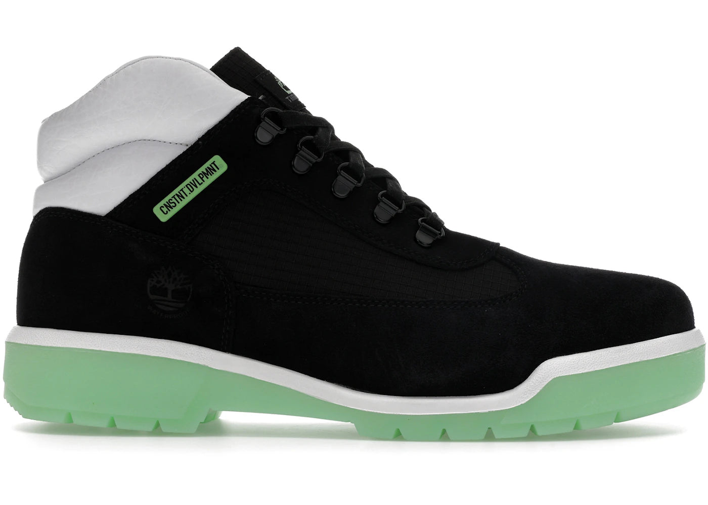 Timberland Field Boot Waterproof Cnstnt Dvlpmnt Black Green Glow