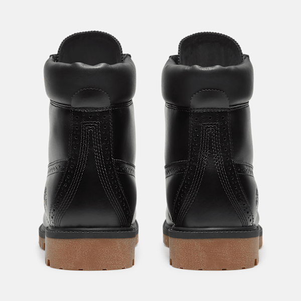 Timberland Heritage 6-Inch Waterproof Boot Black Full-Grain