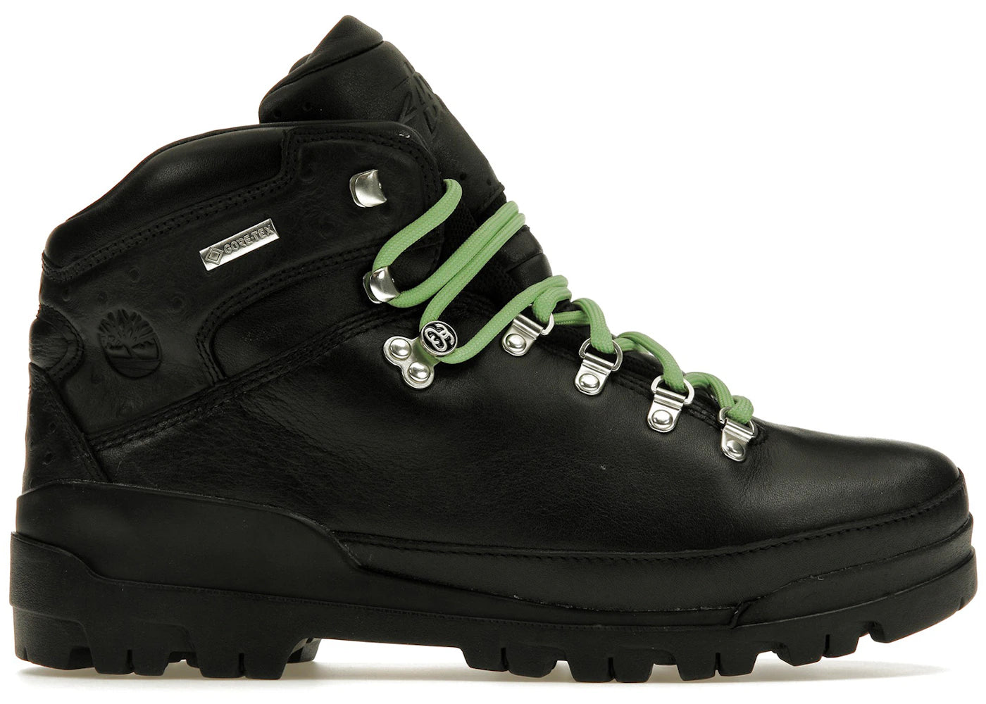 timberland world hiker boot stussy black