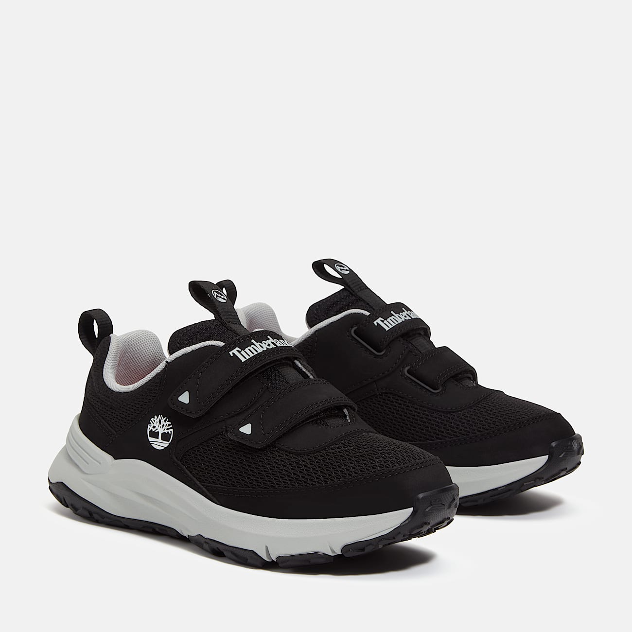 Timberland Toddler Motion Access Hook-And-Loop Sneaker Black Mesh