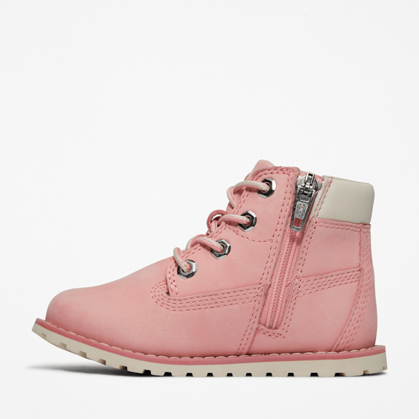 Timberland Toddler Pokey Pine Boot Light Pink Nubuck