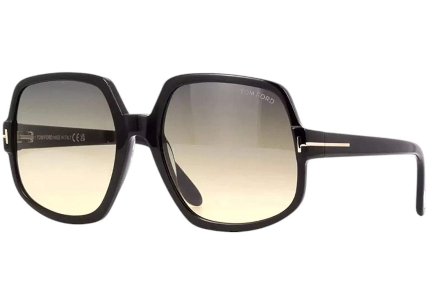 Tom Ford Square Sunglasses Black (Ft0992 01B)