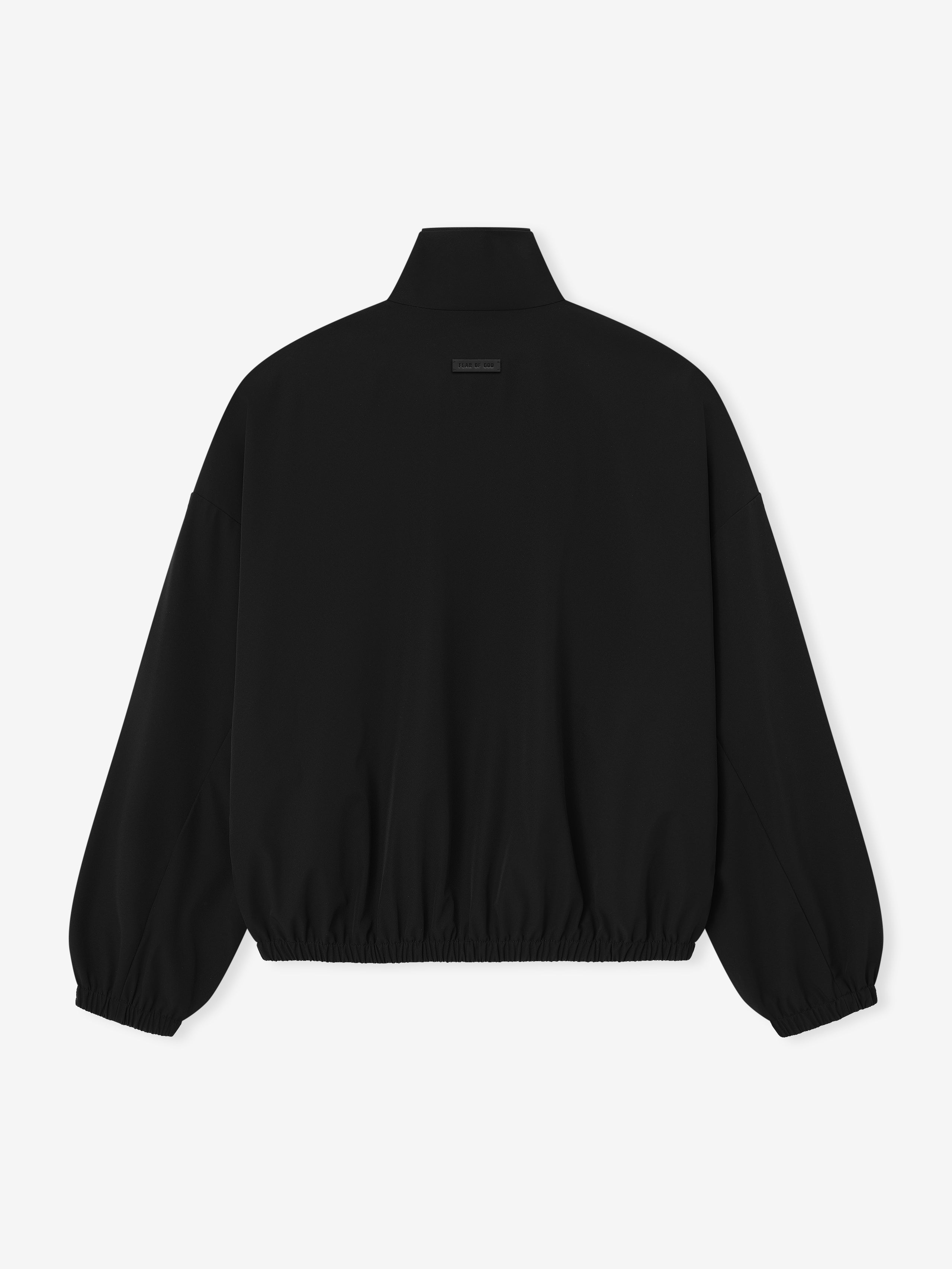 Essentials Nylon Track Jacket Black