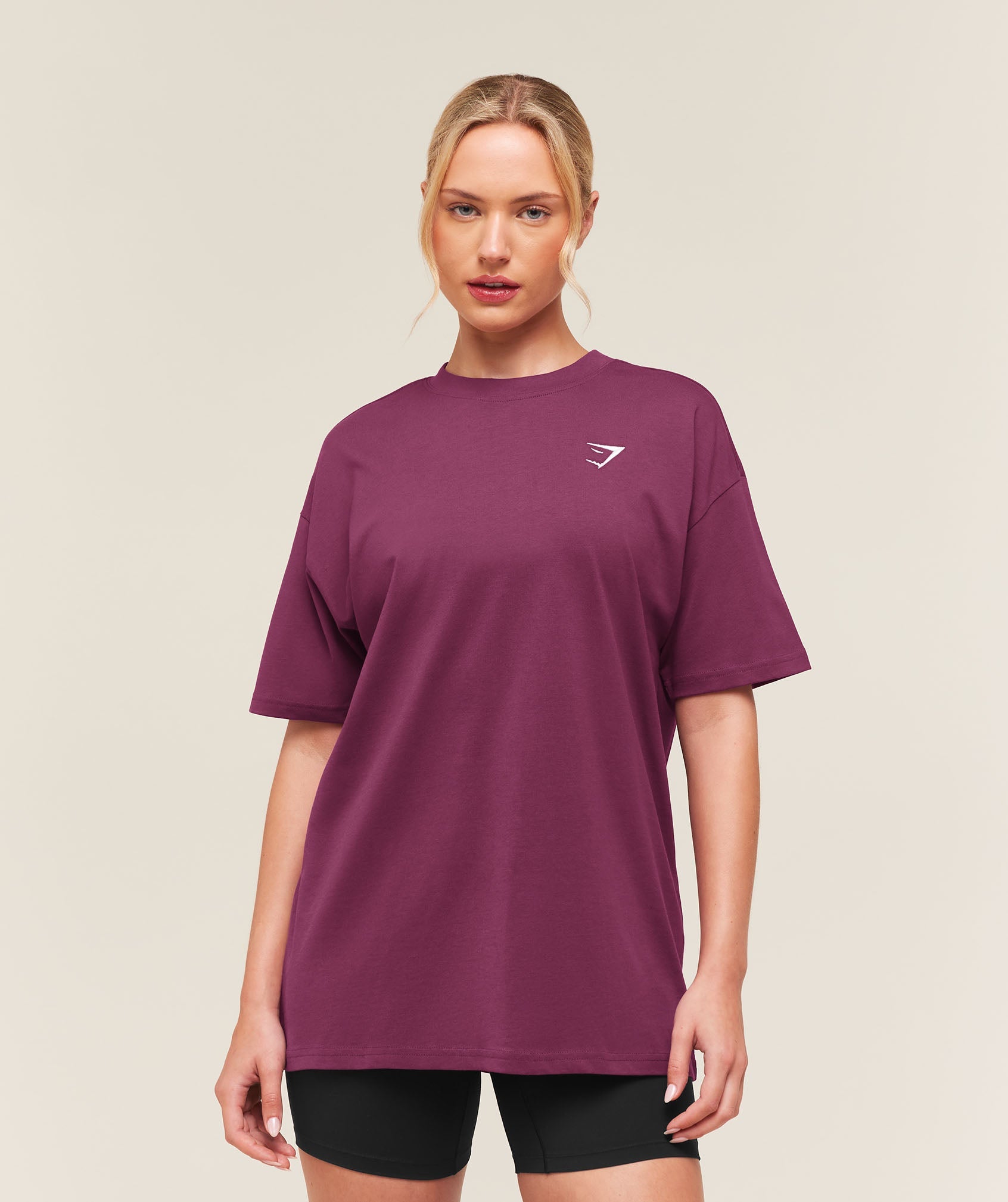 Women's Gymshark Training Oversized T-Shirt Strength Pink