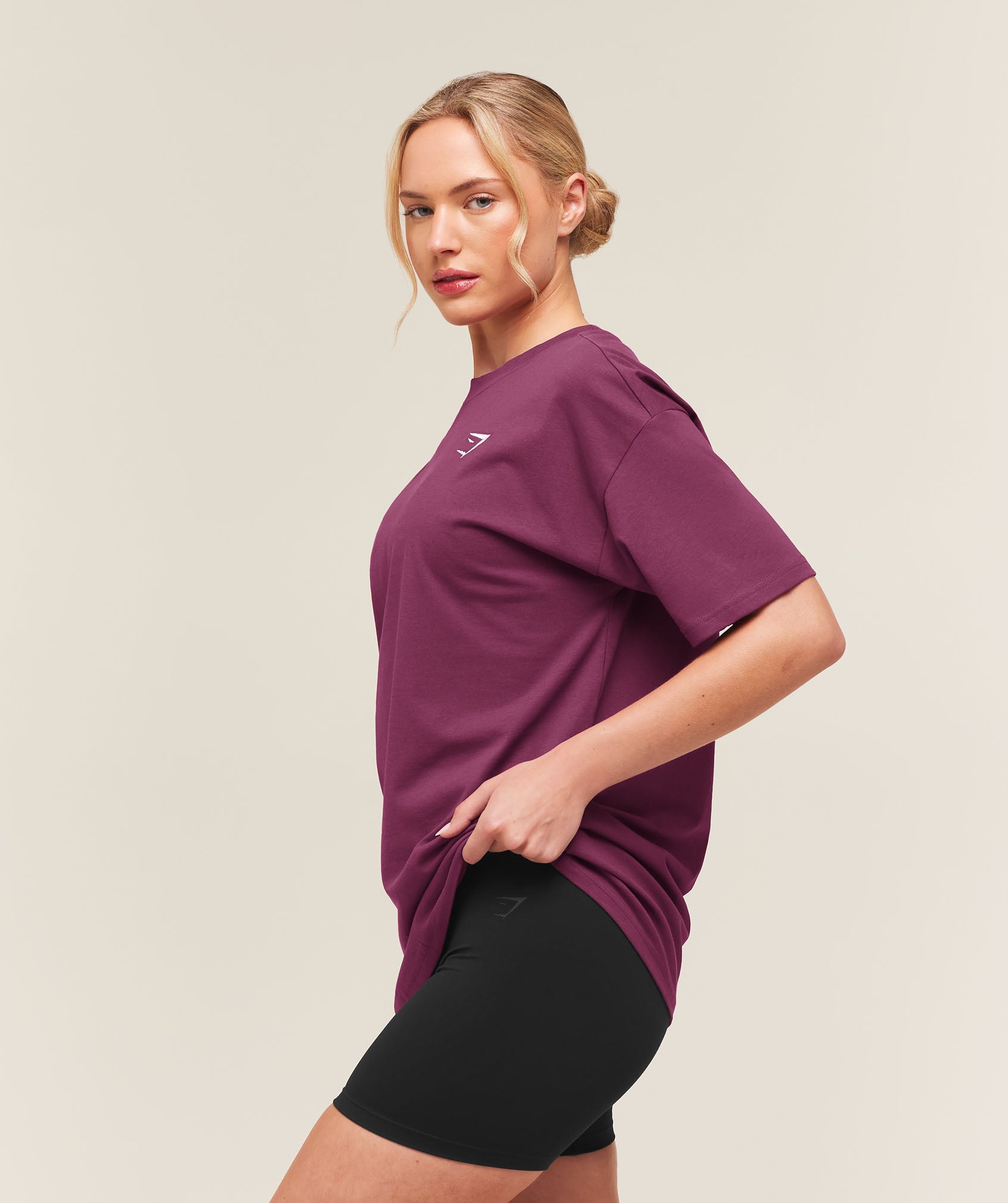 Women's Gymshark Training Oversized T-Shirt Strength Pink