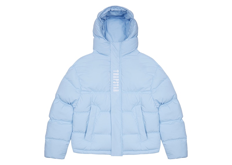 Trapstar Decoded Hooded Puffer 2.0 Ice Blue