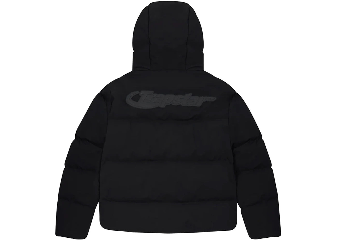 trapstar hyperdrive technical puffer jacket (fw23) blackout edition