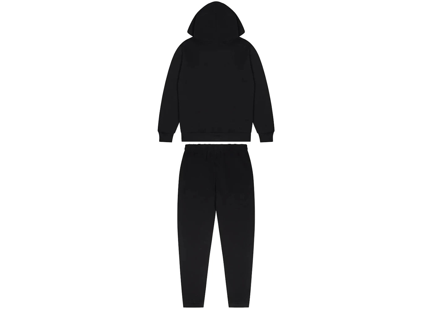 trapstar shooters hoodie tracksuit black monochrome edition