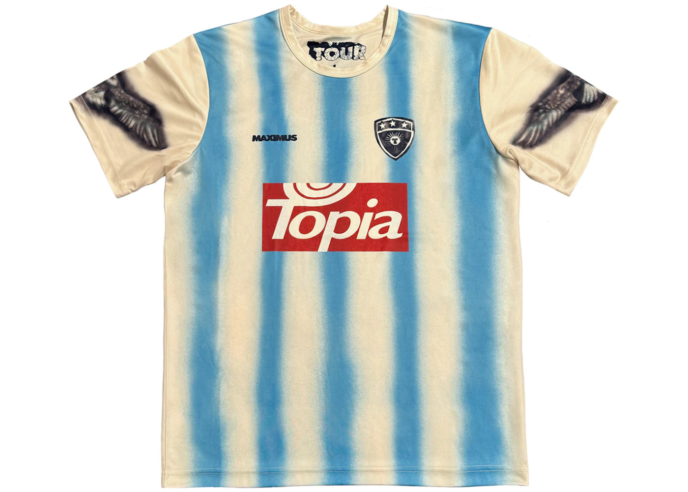 travis scott argentina soccer jersey multicolor