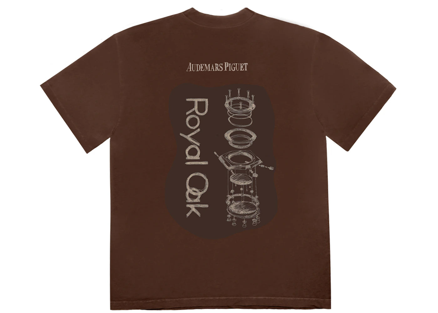 travis scott cj x audemars piguet classic tee red