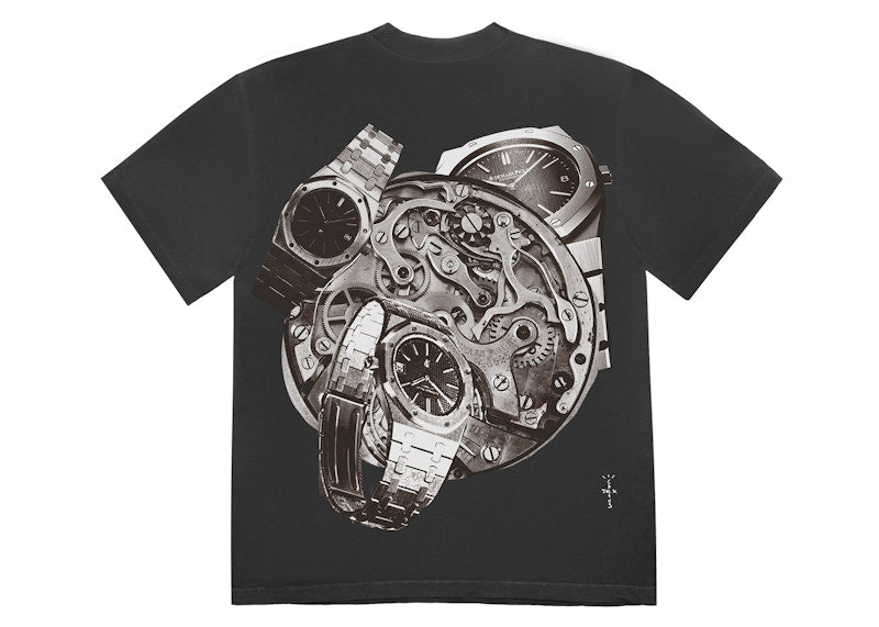 Travis Scott Cj X Audemars Piguet Collage Tee Black