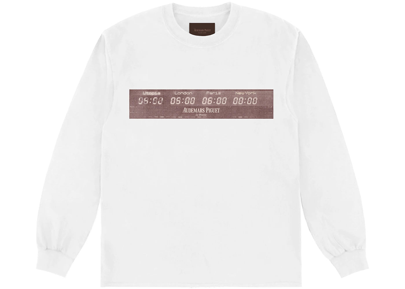 travis scott cj x audemars piguet utopia tee white
