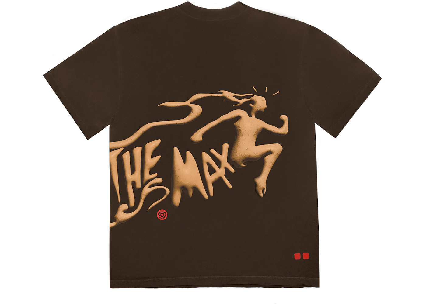 travis scott cactus jack 2 the max t-shirt brown
