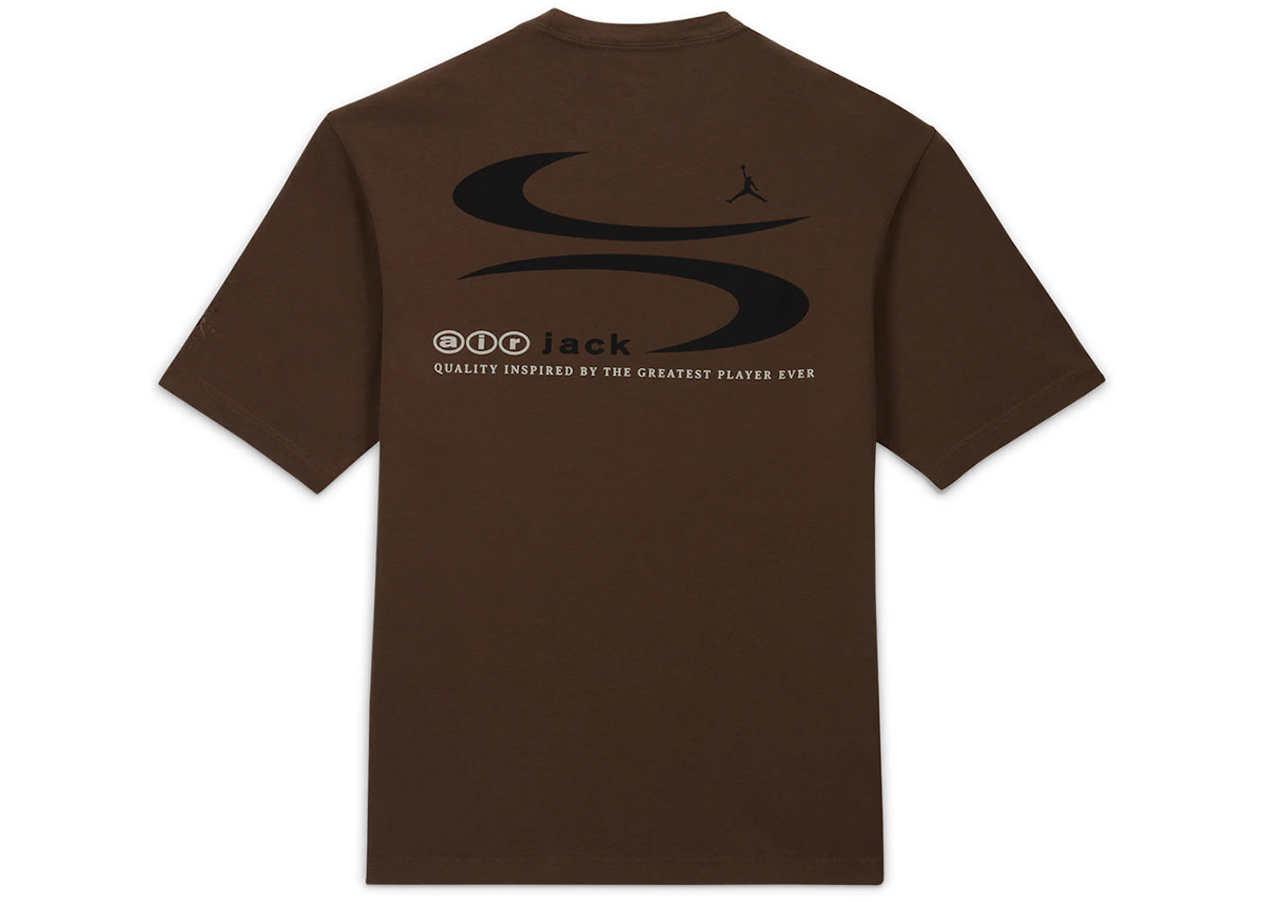travis scott cactus jack x jordan mj ts logo tee palomino