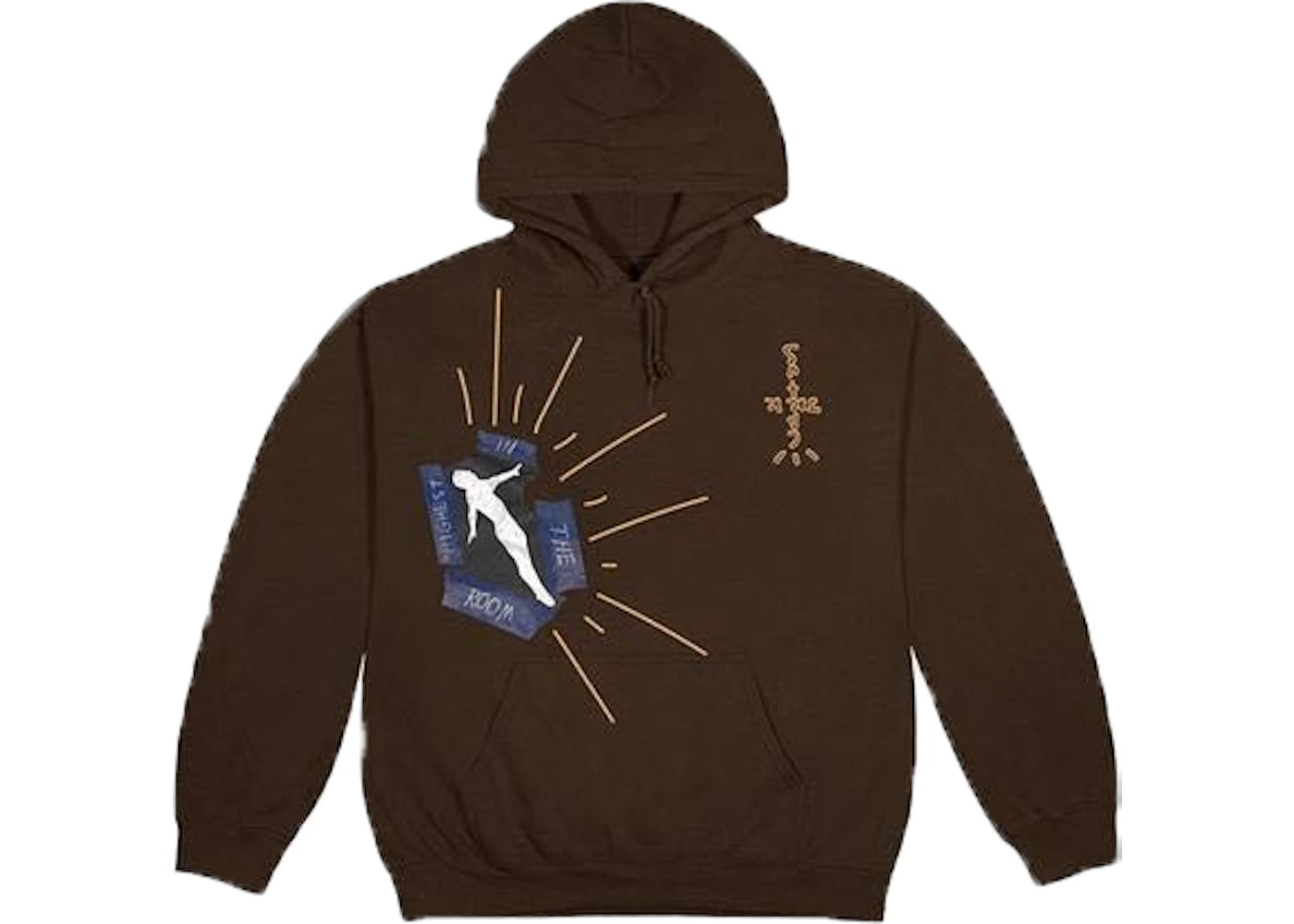 travis scott highest in the room not for decoding hoodie brown