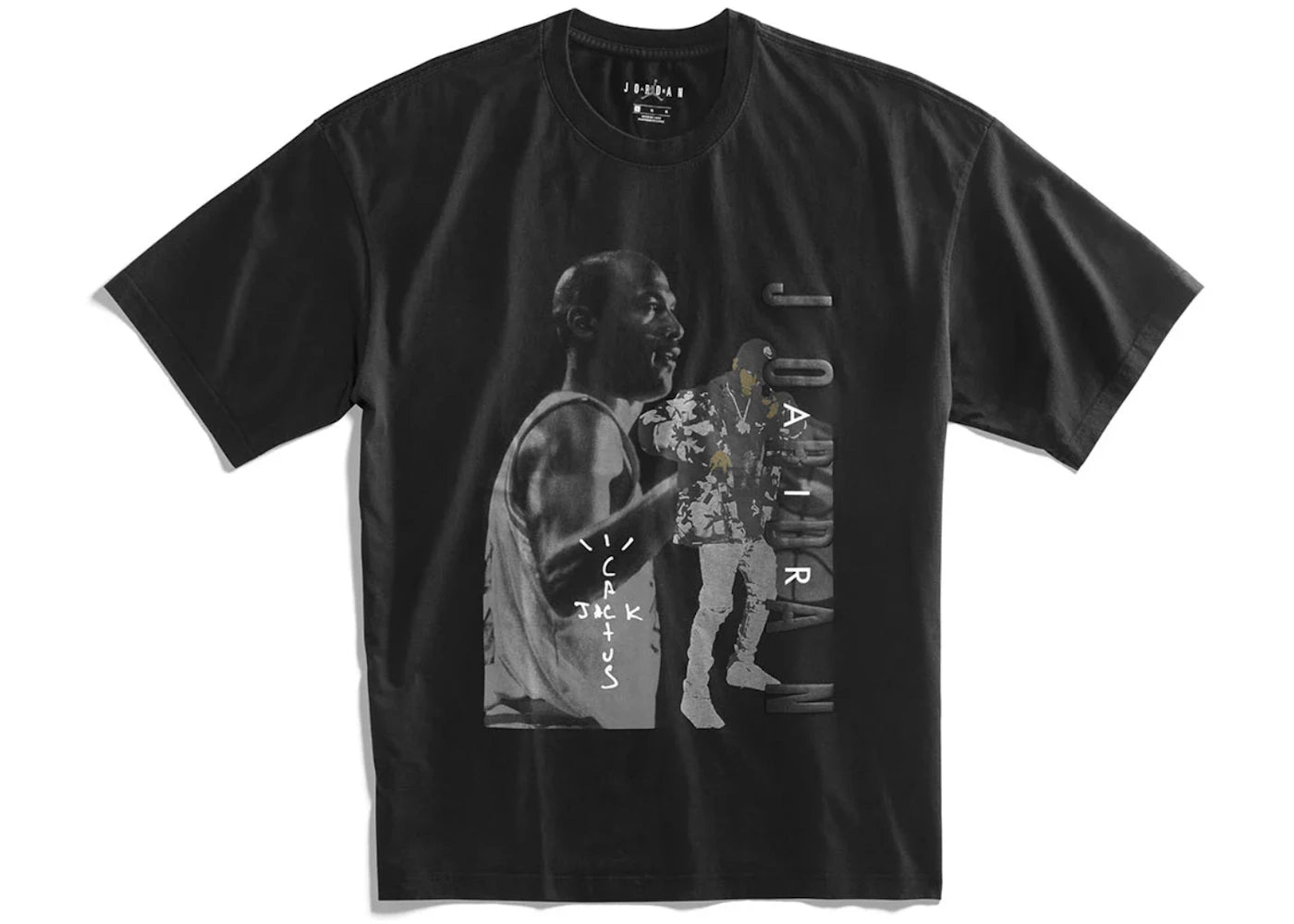 travis scott jordan tee black