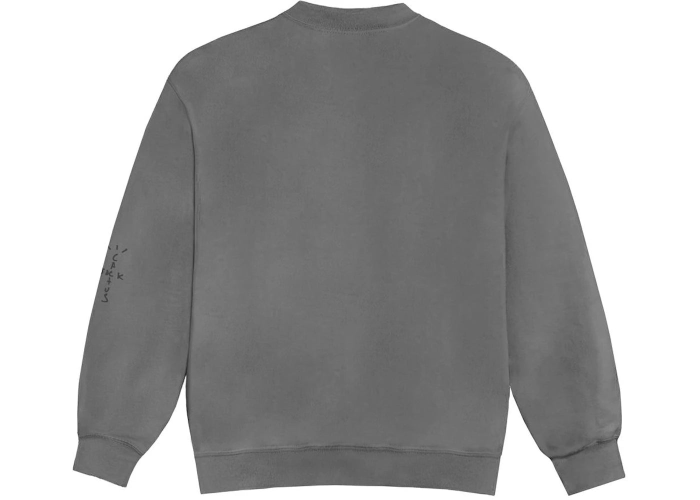 travis scott ps classic crewneck washed grey
