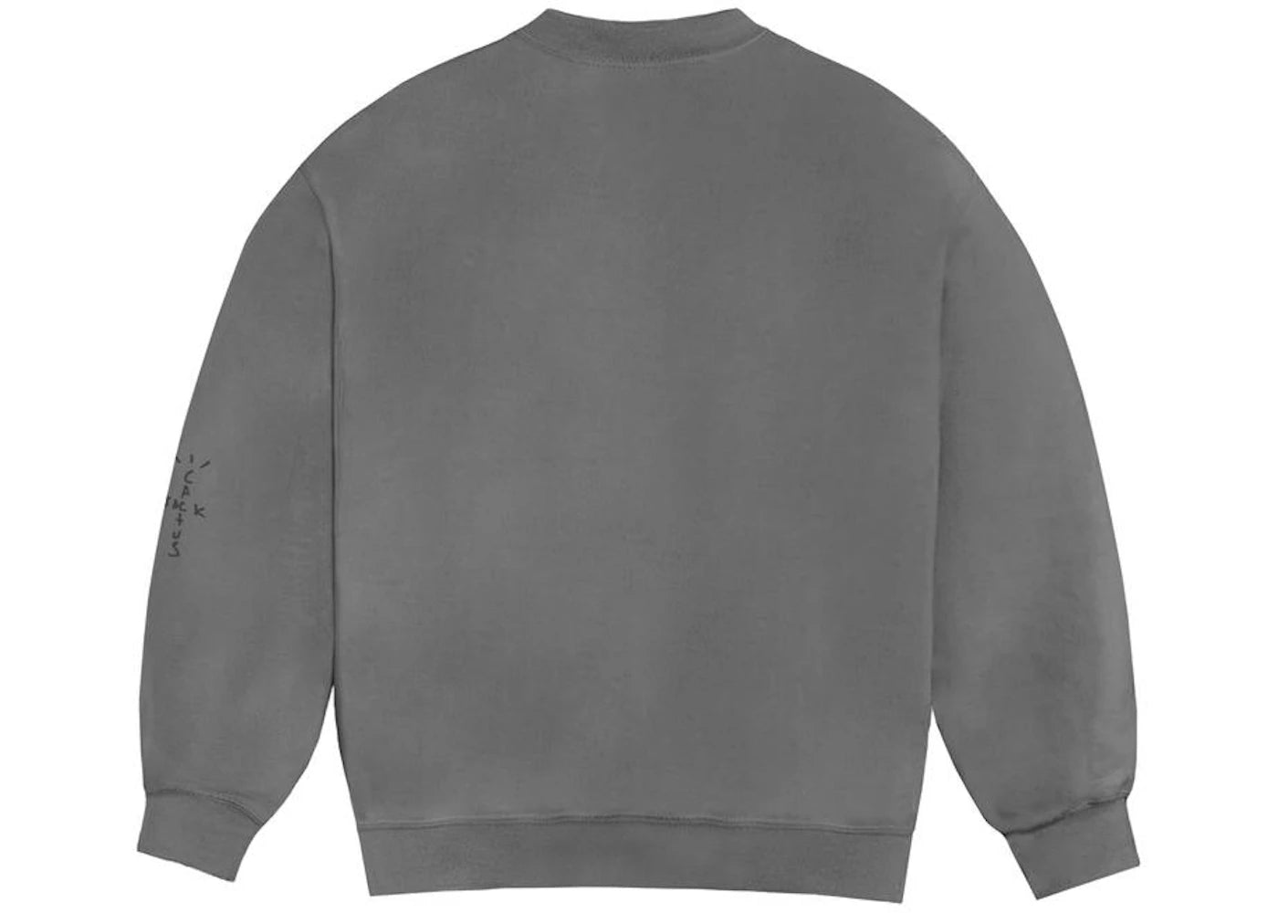travis scott ps classic youth crewneck washed grey