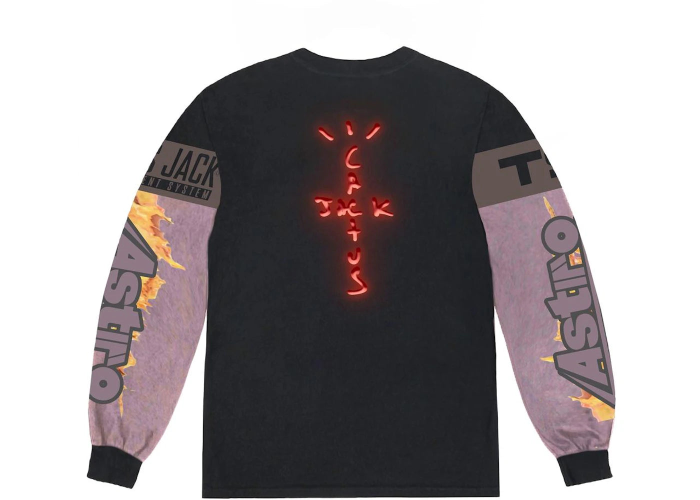 travis scott the scotts cj gaming i l/s jersey black/multi