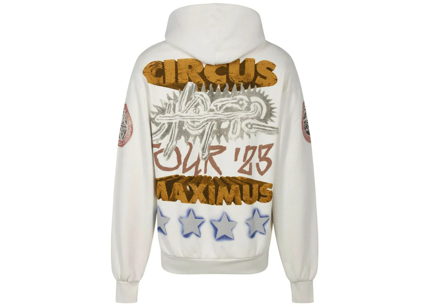 travis scott utopia circus maximus 2023 tour hoodie white
