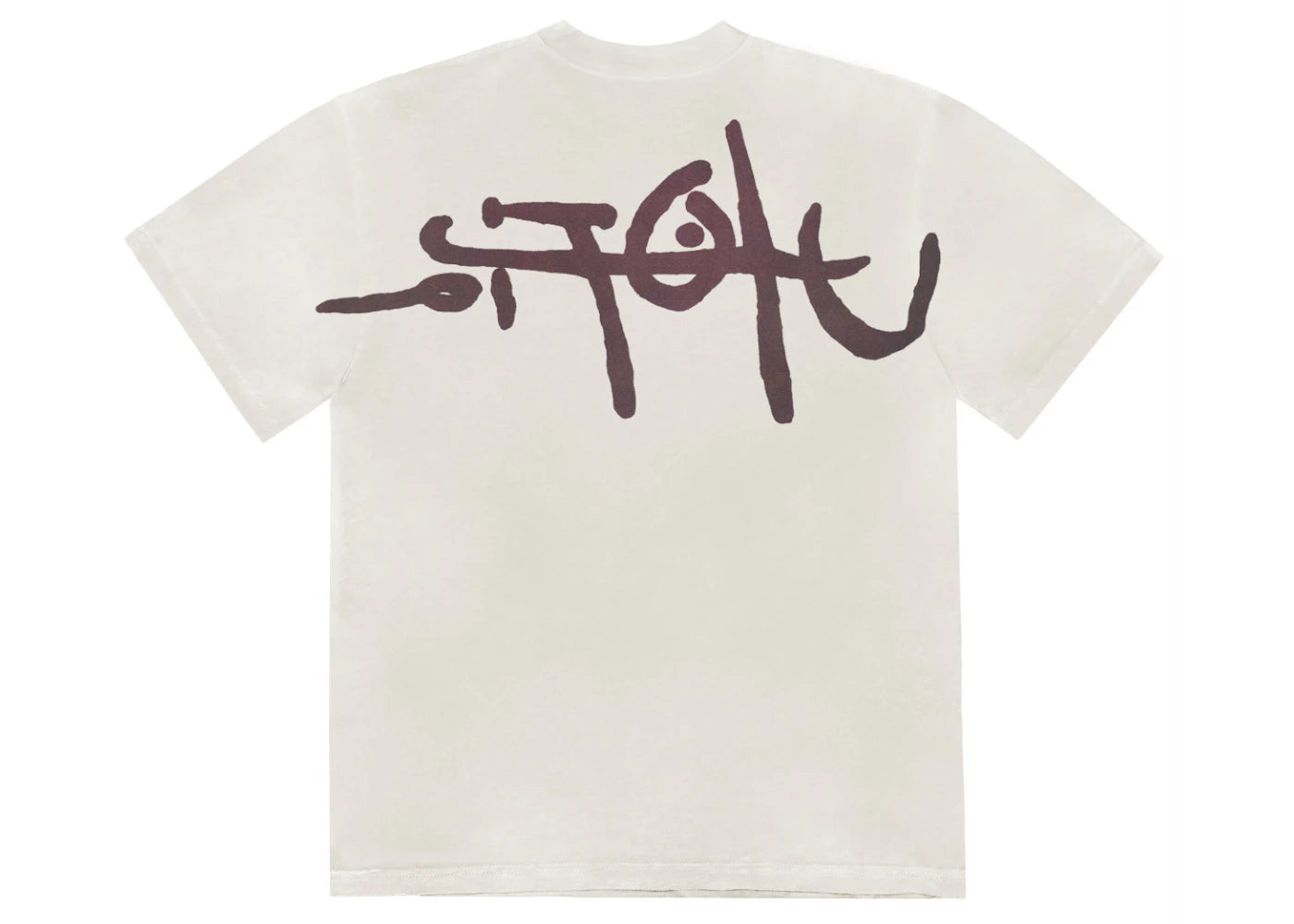 travis scott x kaws utopia i tee white