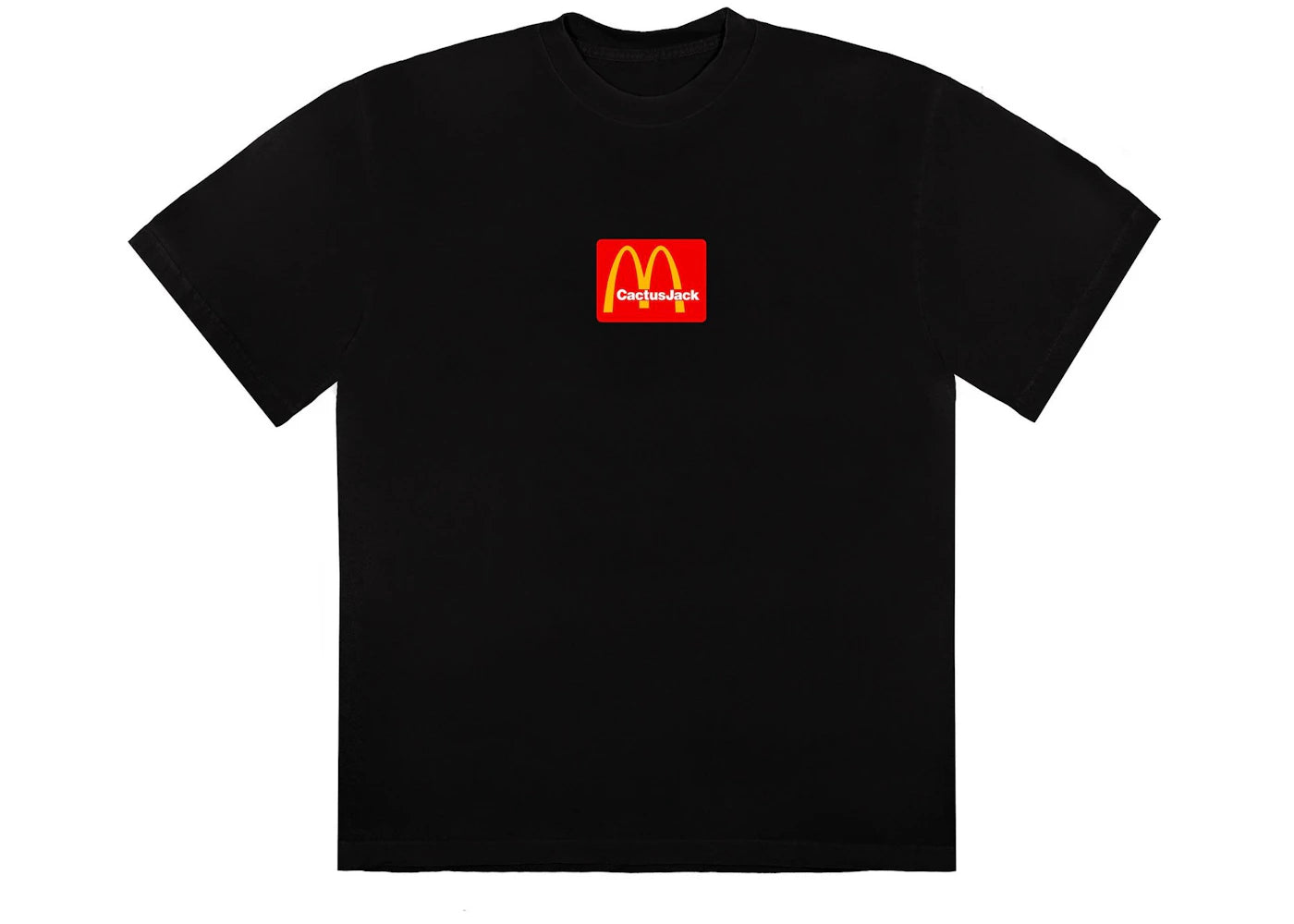 travis scott x mcdonald's sesame ii t-shirt black/red