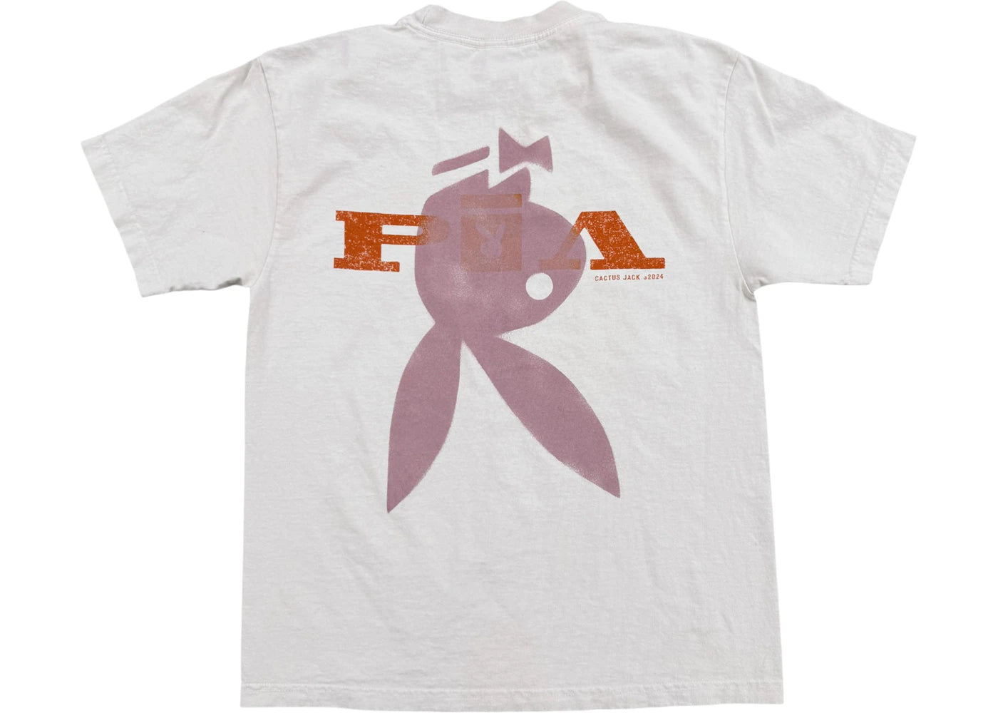 travis scott x playboy i tee white