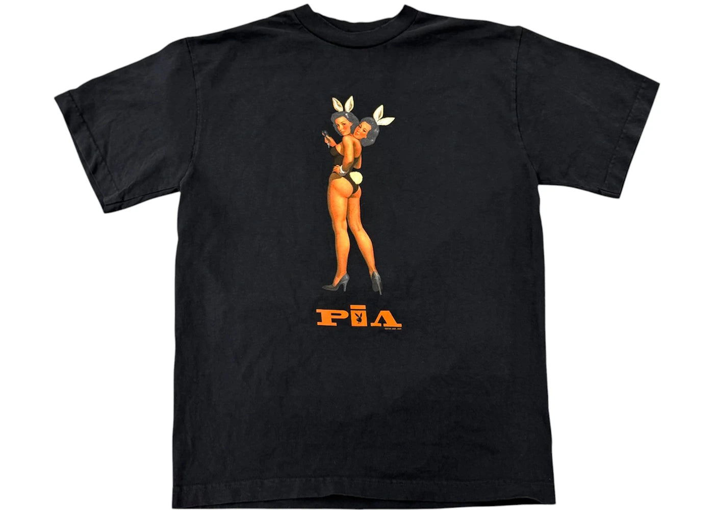 travis scott x playboy ii tee black