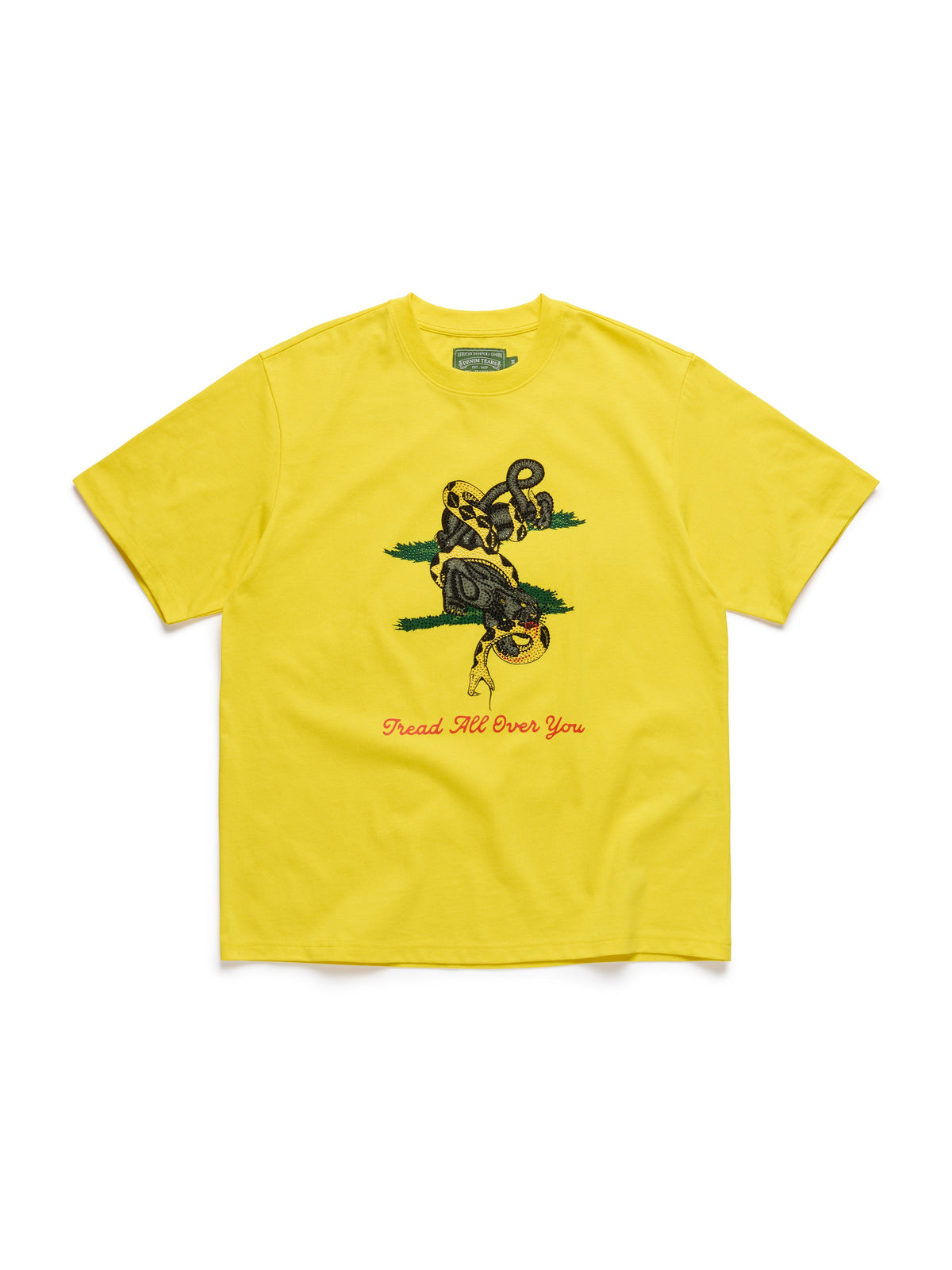 Denim Tears Tread All Over You Tee Yellow