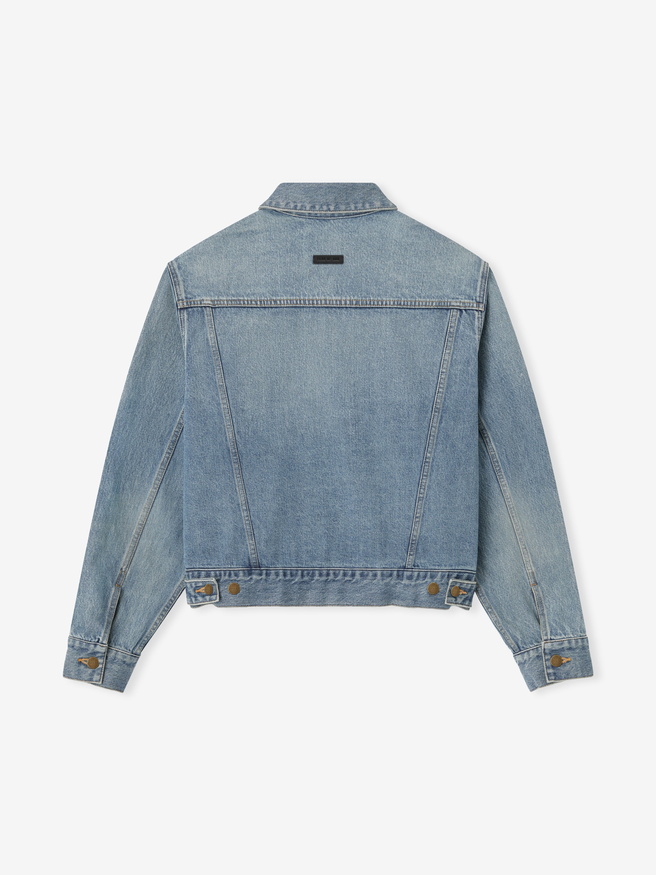 Essentials Denim Trucker Jacket Light Indigo