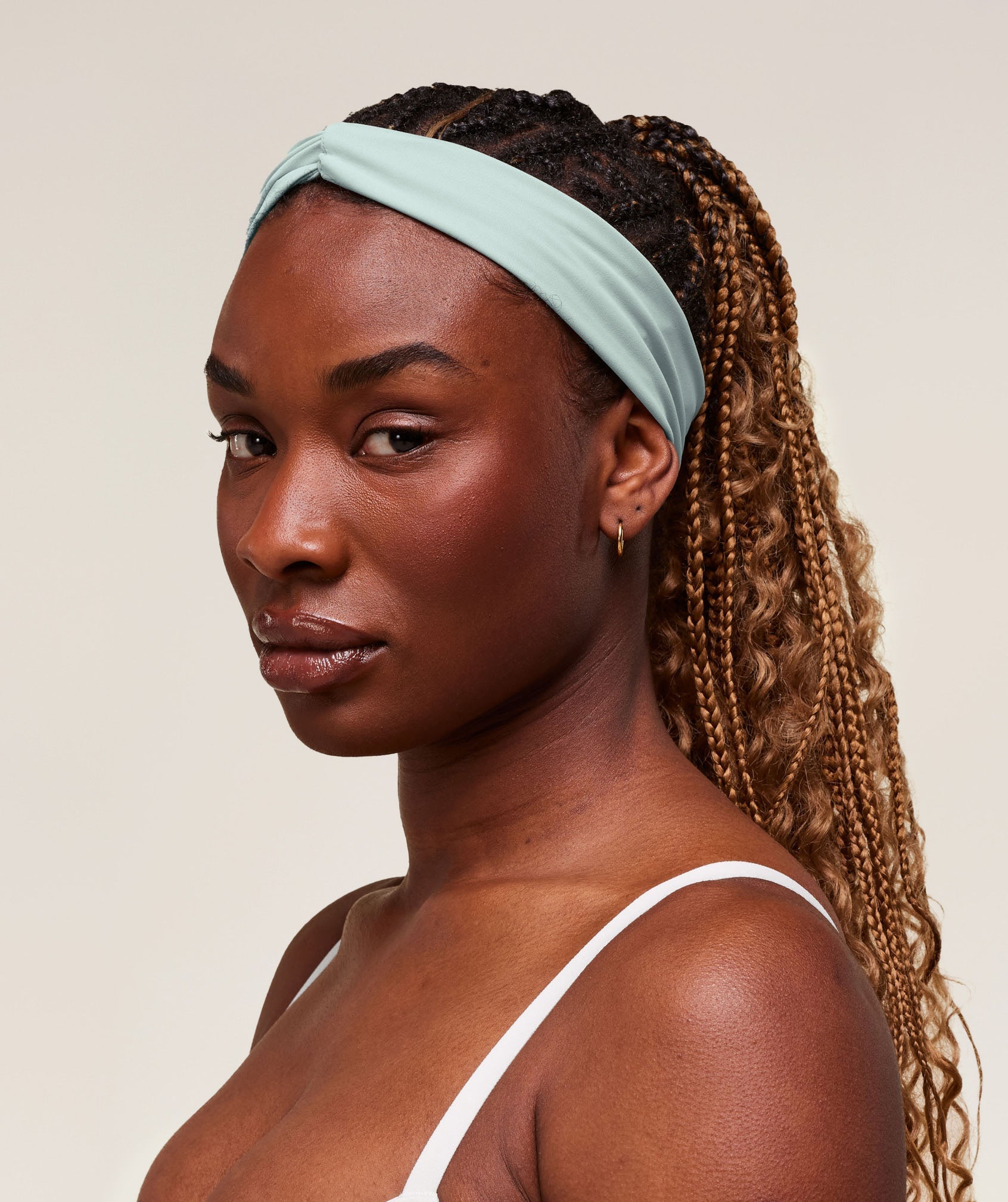 Women's Gymshark Twist Headband Morning Blue
