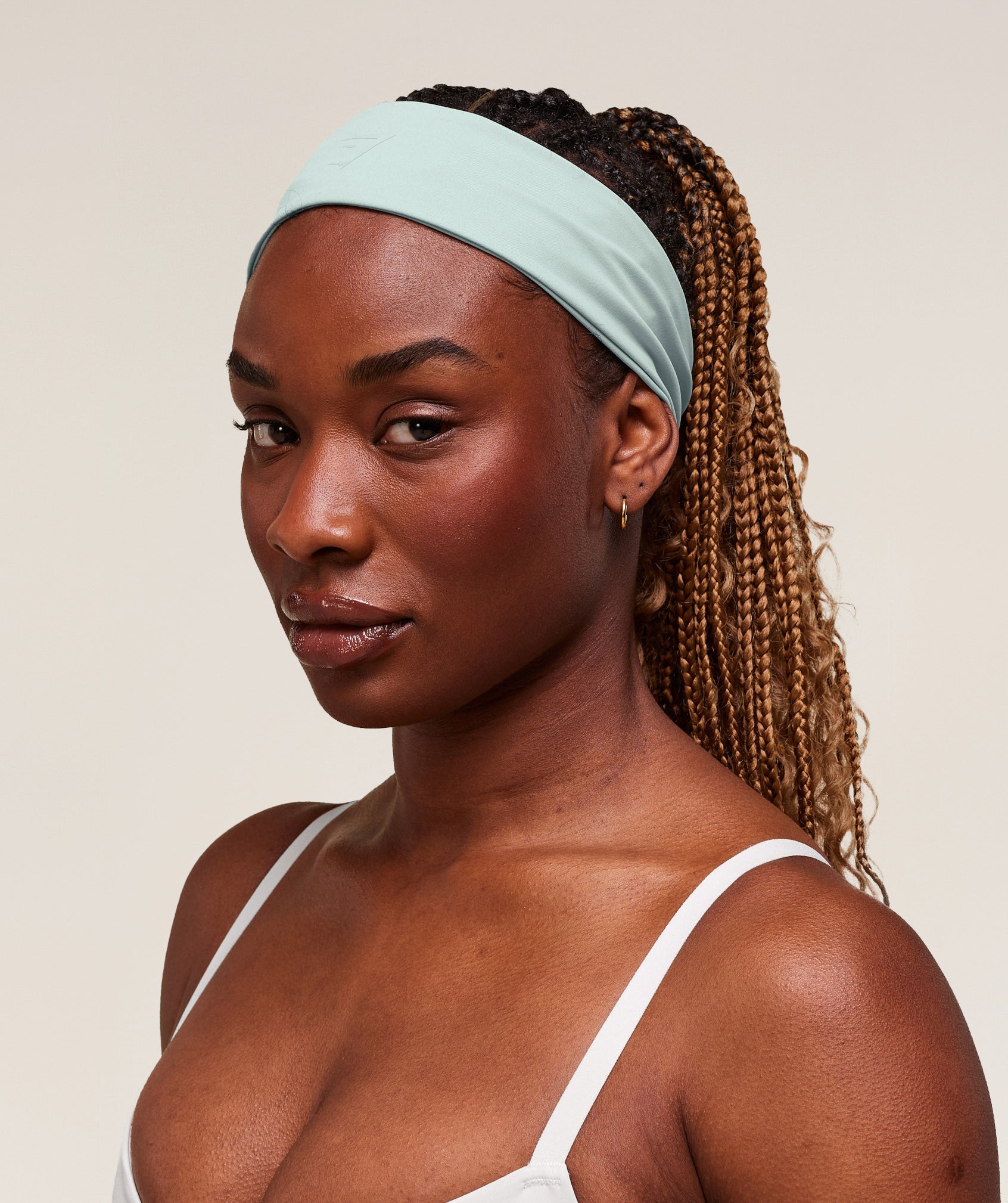 Women's Gymshark Twist Headband Morning Blue