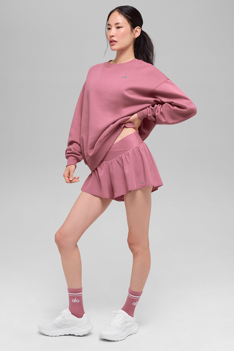 Alo Yoga Women'S Accolade Crew Neck Pullover