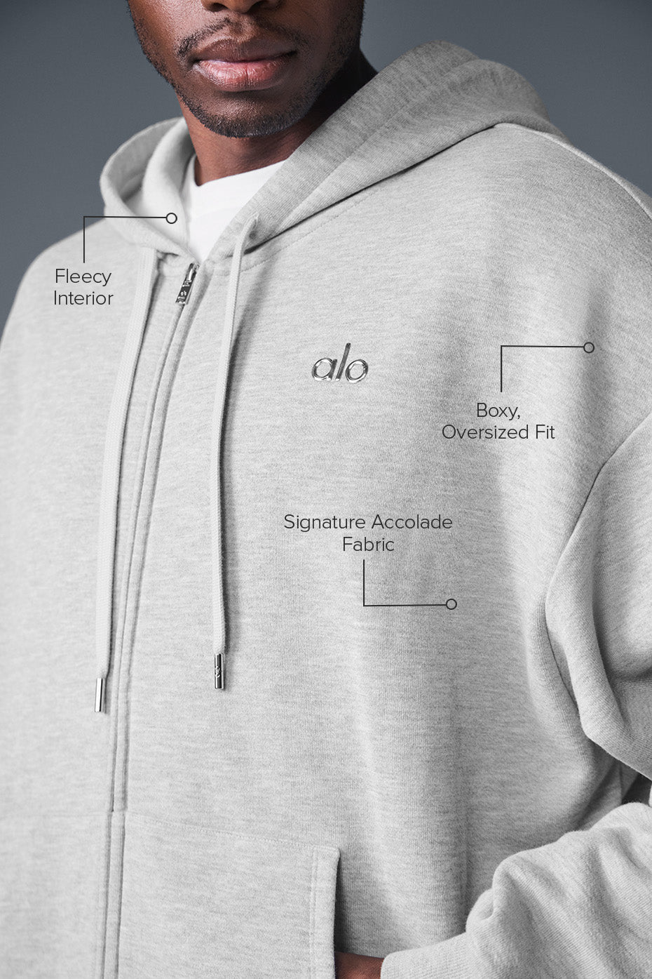 Alo Yoga Accolade Full Zip Hoodie – Kicks Machine