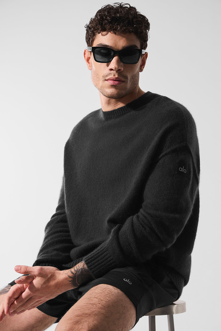 Alo Yoga Wool Cashmere New Class Crewneck Sweater