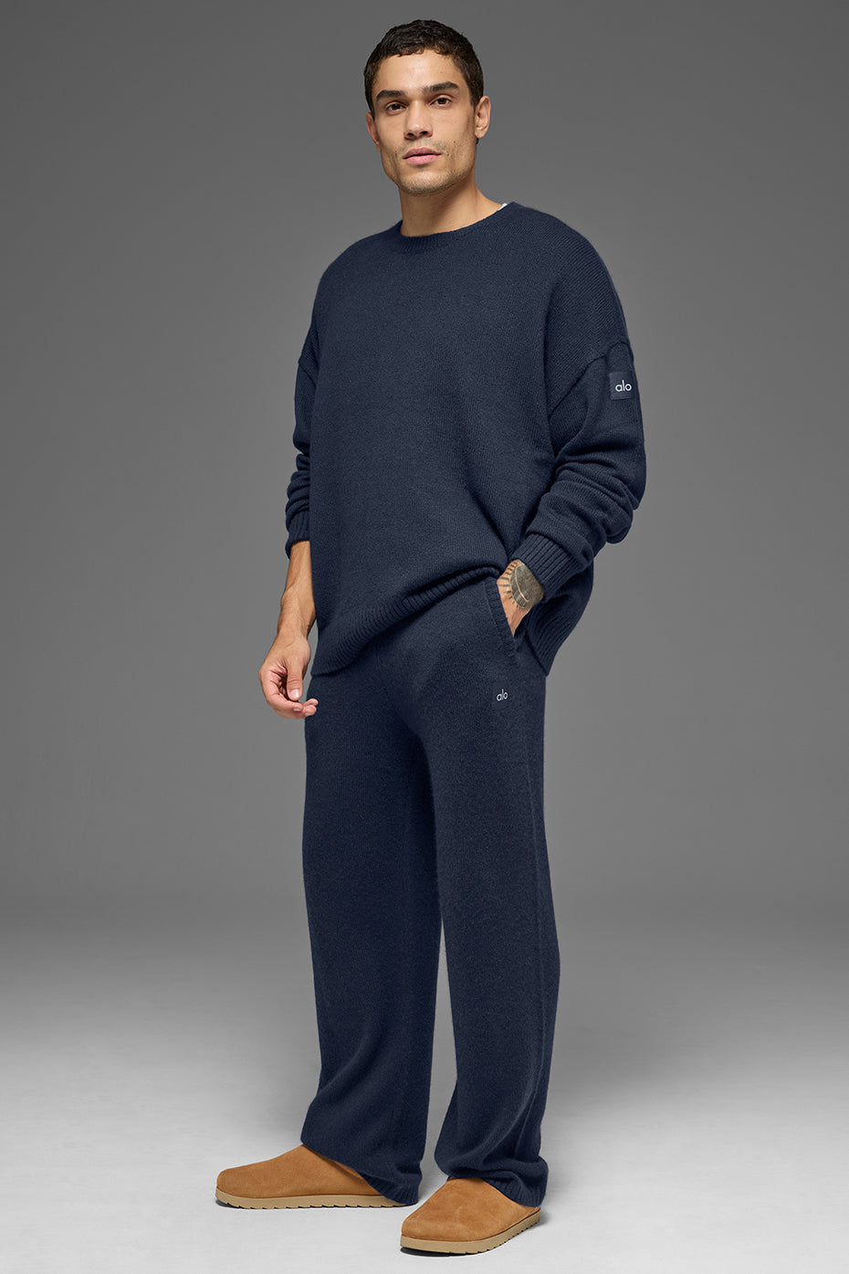 Alo Yoga Wool Cashmere New Class Crewneck Sweater