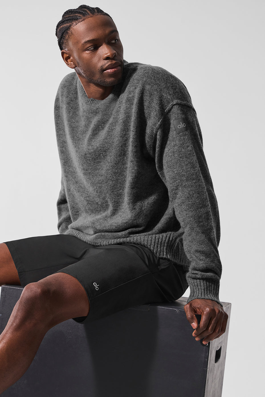Alo Yoga Unisex Wool Cashmere New Class Crewneck Sweater