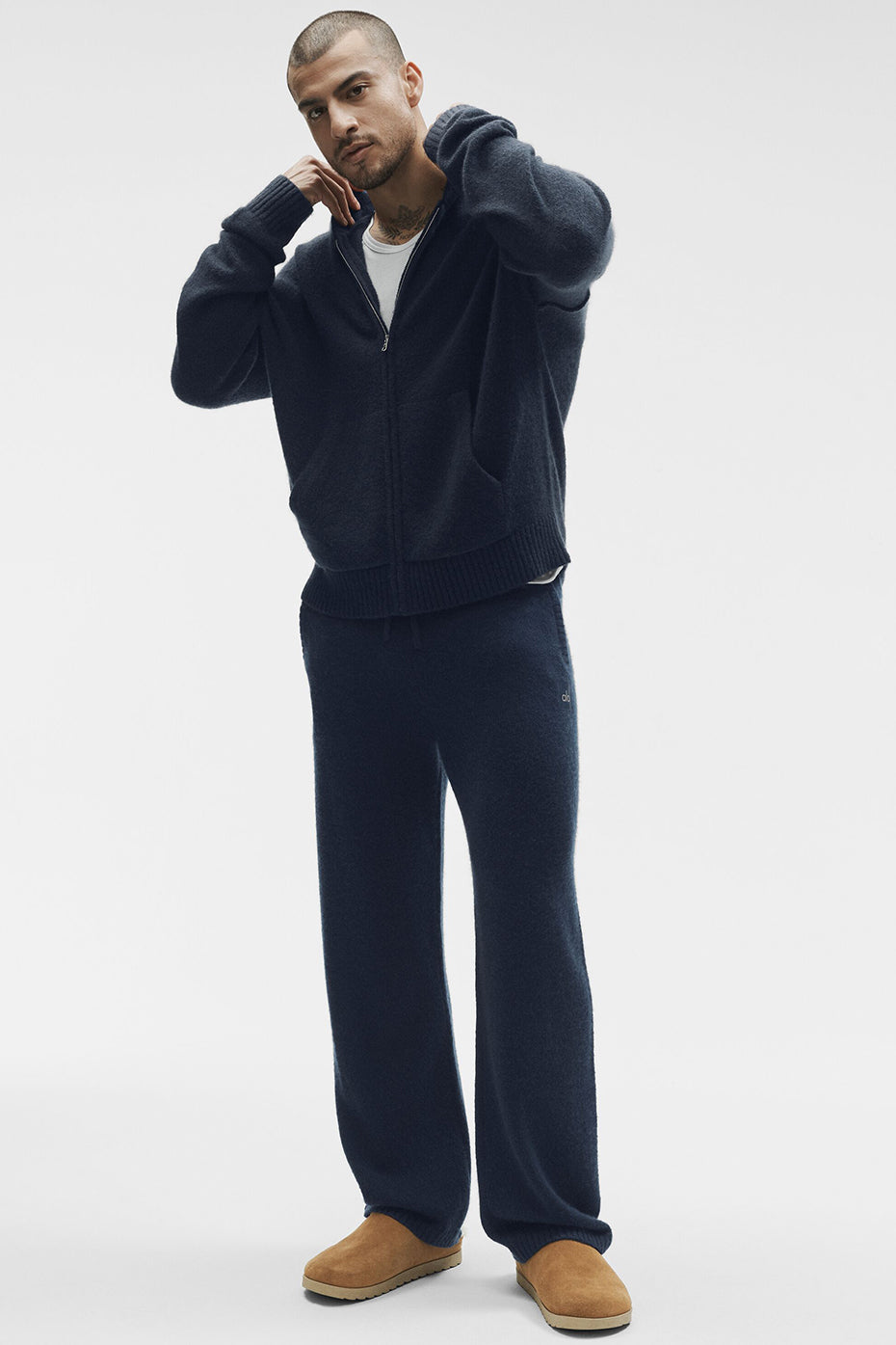 Alo Yoga Wool Cashmere New Class Full Zip Hoodie