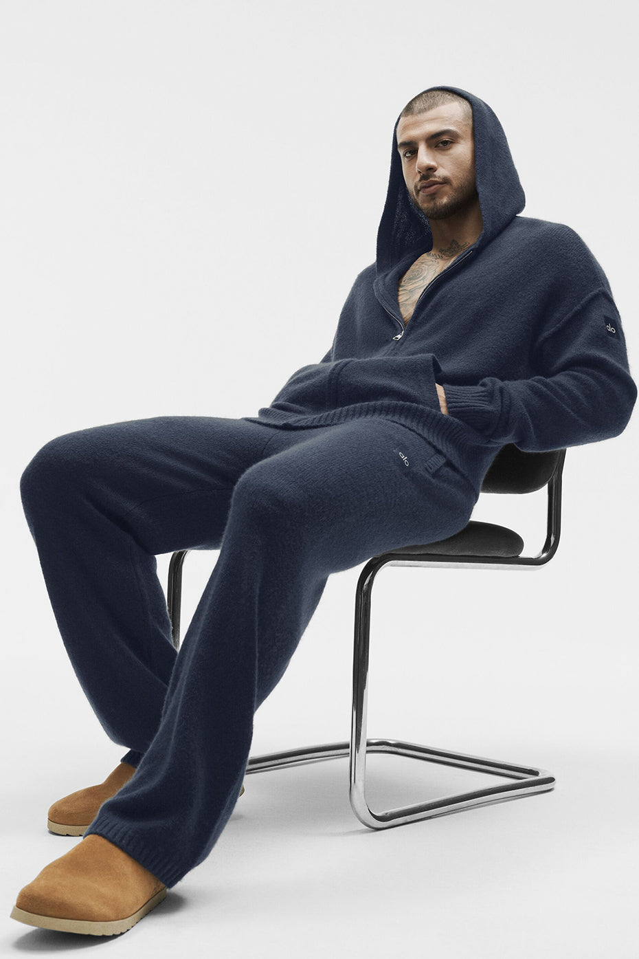 Alo Yoga Wool Cashmere New Class Full Zip Hoodie