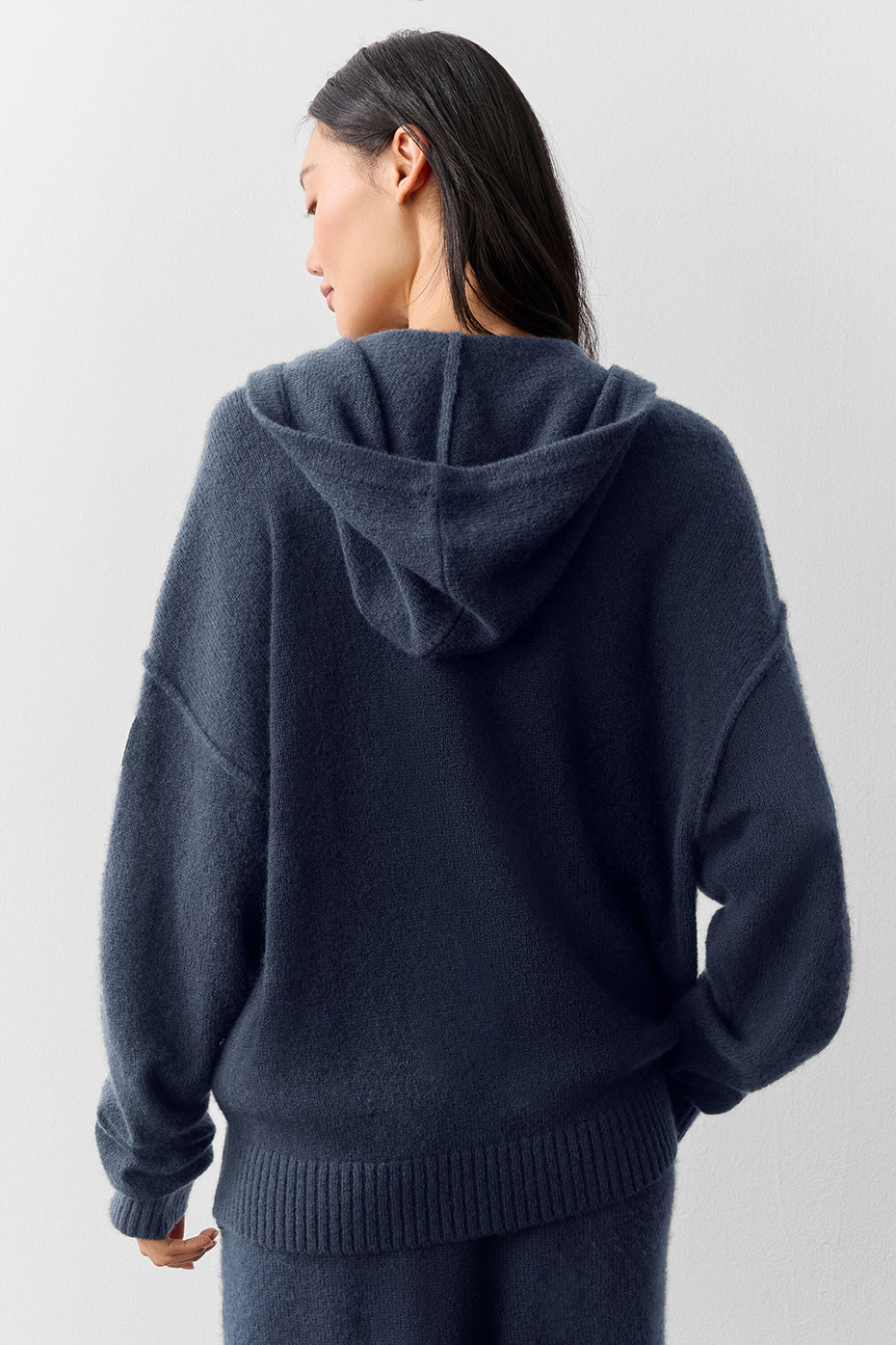 Alo Yoga Women'S Wool Cashmere New Class Full Zip Hoodie