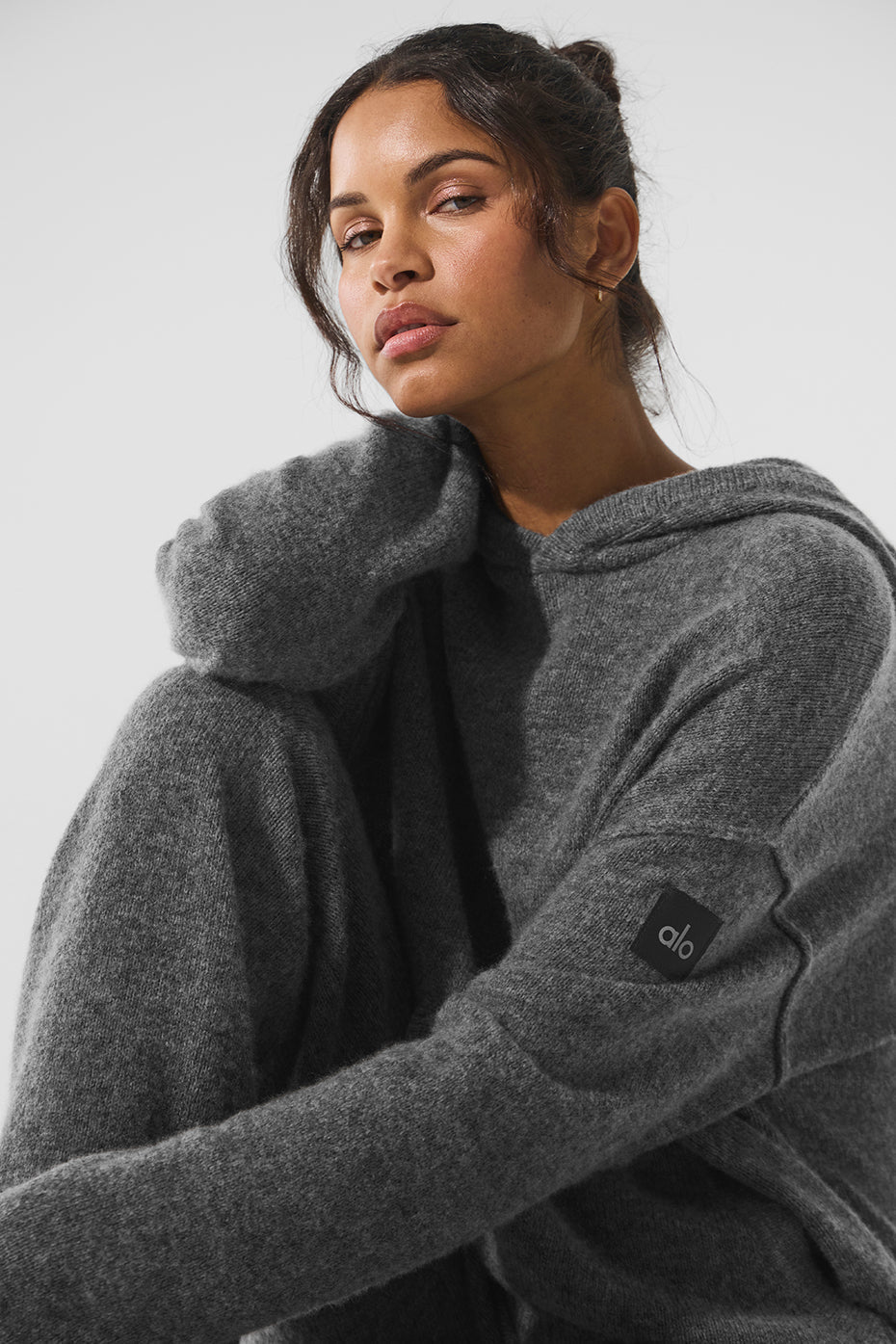 Alo Yoga Women'S Wool Cashmere New Class Hoodie