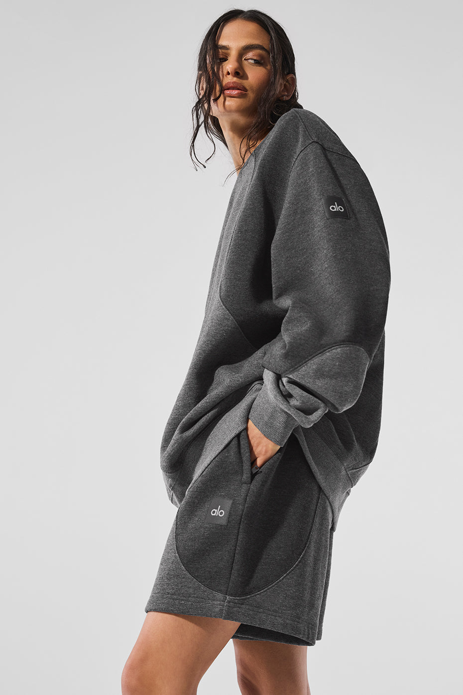 Alo Yoga Women'S Make Waves Crew Neck Pullover