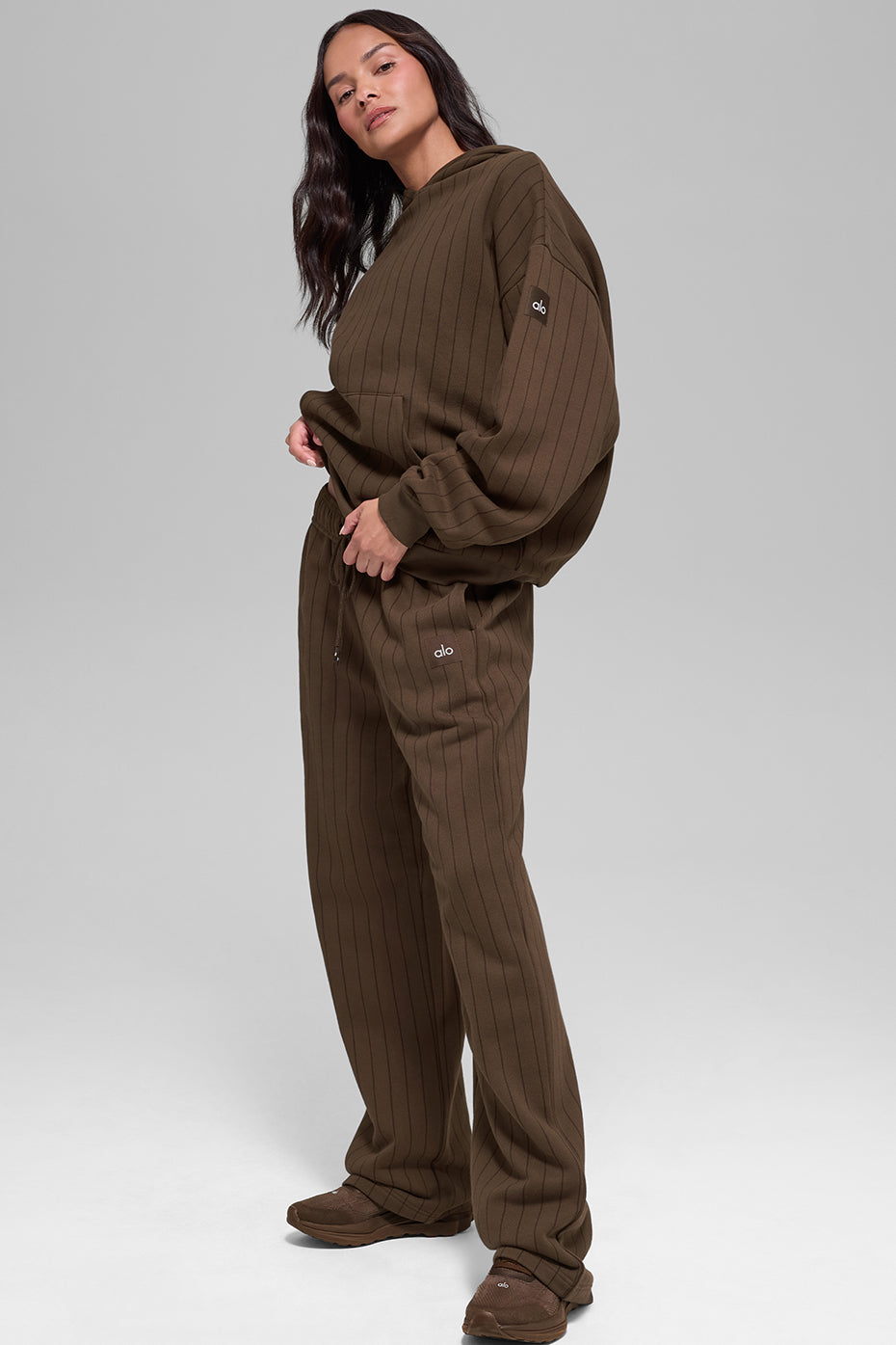 Alo Yoga Women'S Pinstripe Hoodie