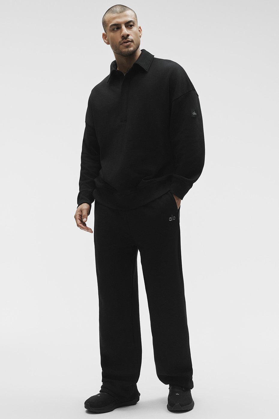 Alo Yoga Take It Easy Long Sleeve Henley Pullover
