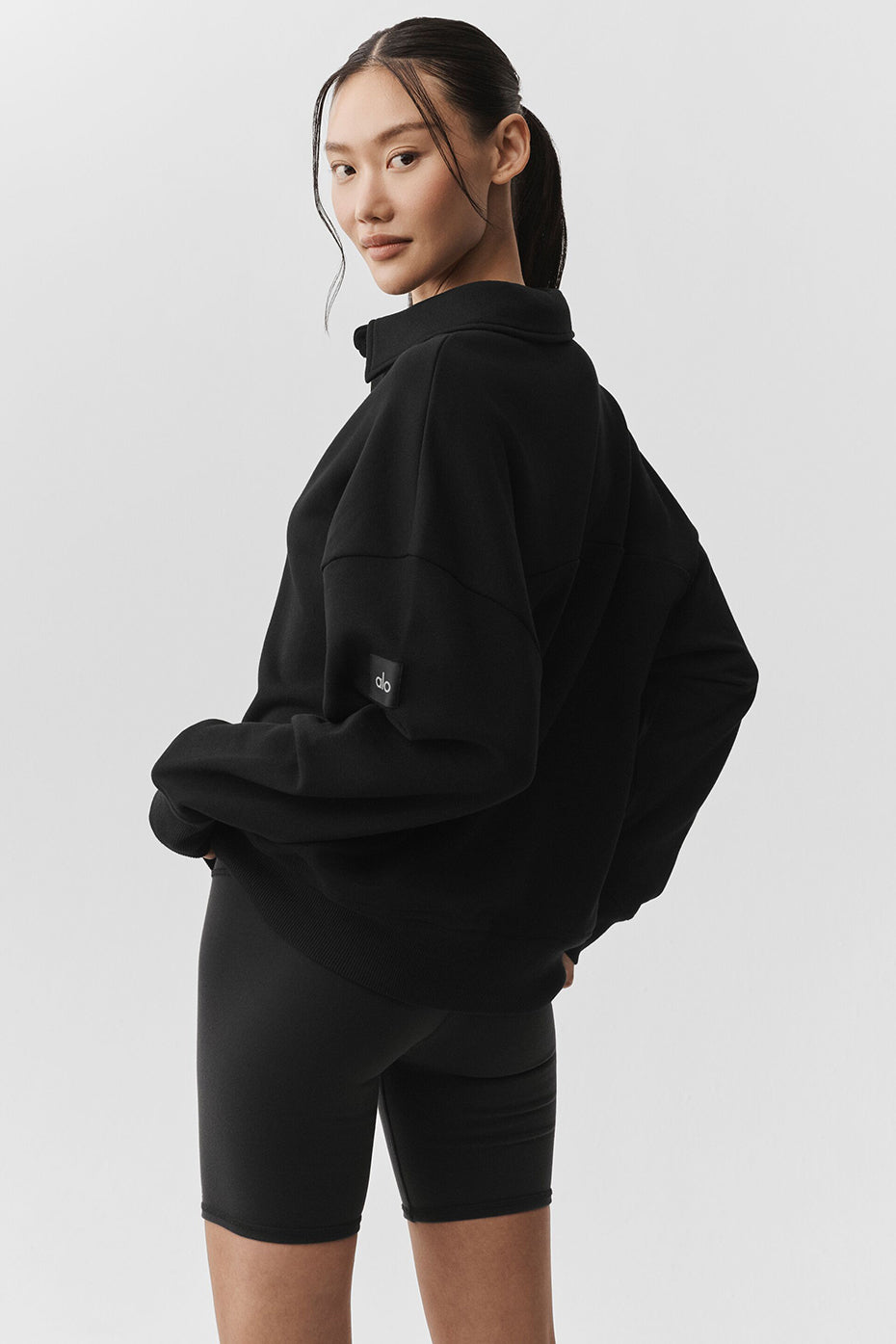 Alo Yoga Women'S Take It Easy Long Sleeve Henley Pullover
